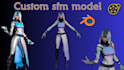 port, rig, custom gmod playermodels, l4d2 sfm model tf2, mmd, and 3d model
