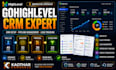 setup gohighlevel crm, pipeline, lead management and sales system