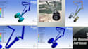 do wind turbine fea, gear dynamics and aircraft landing gear simulation in ansys