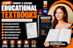 format and design educational textbook geometry workbooks or algebra study guide