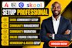 skool community setup skool community setup skool online community skool manager