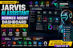 build jarvis ai assistant hermes agent dashboard auto post n8n mcp claude code