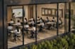 render 3d educational building,academic block interior, modern school cgi visual