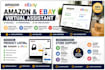 provide amazon and ebay virtual assistant services