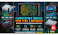 design custom retro game console mod pcb and schematics hdmi ips driver board