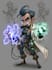 draw 2d game character illustration