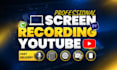 do screen recording, screen casting for youtube tutorials, apps, websites
