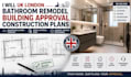 create bathroom remodel building approval construction plans