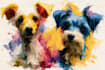 paint a custom watercolor pet portrait by hand