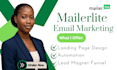lead capture page mailerlite landing page email automation and template