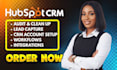 setup, configure and optimize your hubspot CRM