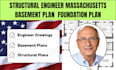 structural engineer massachusetts basement plan framing and foundation plan
