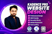 build a wordpress kadence website with gutenberg blocks