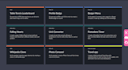 design a website with HTML, CSS and javascript