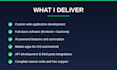 be your full stack, ai and custom software developer