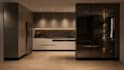 create a custom modern kitchen interior design and 3d render