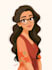 make a disney cartoon illustration