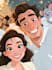 draw cartoon portrait in disney cartoon