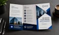 design modern professional tri fold brochure