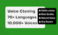 create clone voice and ai generated audio