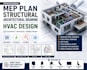 mep plan structural architectural drawing hvac design in arizona al ak ca co de