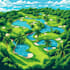 draw a custom vector map for your golf course or resort