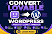 convert lovable ai website to wordpress elementor, lovable to wordpress