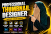 creative youtube thumbnail and social media design expert