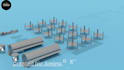 do 3d industrial animation manufacturing machinery video chemical plant system