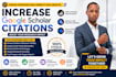 increase google scholar citations and research visibility ethically