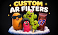 create custom ar vtuber 3d avatar for lens studio, snap camera for streaming