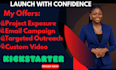 promote your kickstarter campaign to potential backers