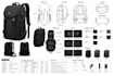 design a custom backpack with tech pack and manufacturing specs