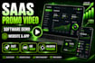 create a saas promo video, software demo, and website explainer