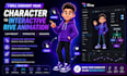 convert your character to interactive rive animation