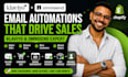 build klaviyo omnisend drip email flows shopify ecommerce automations