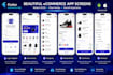 develop a complete flutter ecommerce app with firebase