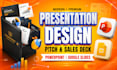create b2b sales elevator pitch deck, company profile or interactive sales pages