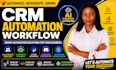 build CRM automation workflows with ai agents and python automation