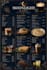 design a modern restaurant, cafe or food menu