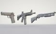 create custom 3d weapon models, firearms, guns and game prop assets
