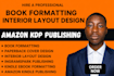do book formatting, book interior design and book layout for amazon KDP