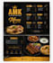 design a professional restaurant menu in canva