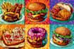 make a food pop art illustration