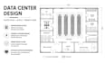 design data center floor plan, server room layout and permit plans