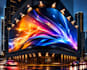animate video ad to digital billboard, led display, screen, banner