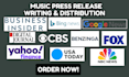 do music press release, music press release distribution