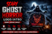 make most scary ghost horror intro video