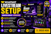setup whatnot livestream with animated overlay and stream deck