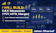 create power bi dashboard with dax measures and KPI report